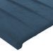 Têtes de lit 2 pcs Bleu foncé 90x5x78/88 cm Velours - Photo n°4