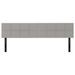 Têtes de lit 2 pcs gris clair 100x5x78/88 cm tissu - Photo n°3