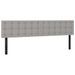 Têtes de lit 2 pcs gris clair 100x5x78/88 cm tissu - Photo n°2