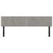 Têtes de lit 2 pcs gris clair 100x5x78/88 cm velours - Photo n°3