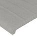 Têtes de lit 2 pcs Gris clair 72x5x78/88 cm Tissu - Photo n°4