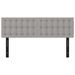 Têtes de lit 2 pcs gris clair 72x5x78/88 cm tissu - Photo n°3