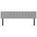 Têtes de lit 2 pcs gris clair 80x5x78/88 cm tissu - Photo n°3