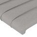 Têtes de lit 2 pcs gris clair 90x5x78/88 cm tissu - Photo n°4