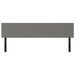 Têtes de lit 2 pcs gris foncé 100x5x78/88 cm tissu - Photo n°3