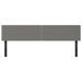 Têtes de lit 2 pcs gris foncé 100x5x78/88 cm tissu - Photo n°3