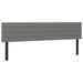 Têtes de lit 2 pcs gris foncé 100x5x78/88 cm tissu - Photo n°2