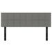 Têtes de lit 2 pcs gris foncé 72x5x78/88 cm tissu - Photo n°3