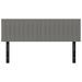 Têtes de lit 2 pcs gris foncé 72x5x78/88 cm tissu - Photo n°3