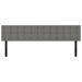 Têtes de lit 2 pcs gris foncé 80x5x78/88 cm tissu - Photo n°3