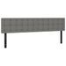 Têtes de lit 2 pcs gris foncé 90x5x78/88 cm tissu - Photo n°2