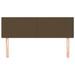 Têtes de lit 2 pcs Marron foncé 72x5x78/88 cm Tissu - Photo n°3