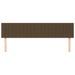 Têtes de lit 2 pcs Marron Foncé 80x5x78/88 cm Tissu - Photo n°3