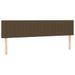 Têtes de lit 2 pcs Marron Foncé 90x5x78/88 cm Tissu - Photo n°2