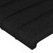 Têtes de lit 2 pcs Noir 100x5x78/88 cm Tissu - Photo n°4