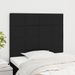 Têtes de lit 2 pcs Noir 90x5x78/88 cm Tissu - Photo n°1