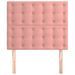 Têtes de lit 2 pcs Rose 100x5x78/88 cm Velours - Photo n°3