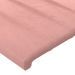 Têtes de lit 2 pcs Rose 72x5x78/88 cm Velours - Photo n°4