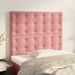 Têtes de lit 2 pcs Rose 90x5x78/88 cm Velours - Photo n°1