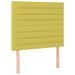 Têtes de lit 2 pcs Vert 100x5x78/88 cm Tissu - Photo n°1