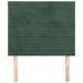 Têtes de lit 2 pcs Vert foncé 100x5x78/88 cm Velours - Photo n°3