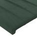 Têtes de lit 2 pcs Vert foncé 100x5x78/88 cm Velours - Photo n°4