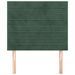 Têtes de lit 2 pcs Vert foncé 80x5x78/88 cm Velours - Photo n°3