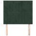 Têtes de lit 2 pcs Vert foncé 80x5x78/88 cm Velours - Photo n°3