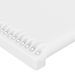 Têtes de lit 4 pcs Blanc 100x5x78/88 cm Similicuir - Photo n°4