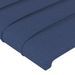 Têtes de lit 4 pcs Bleu 100x5x78/88 cm Tissu - Photo n°4