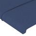 Têtes de lit 4 pcs Bleu 72x5x78/88 cm Tissu - Photo n°4