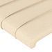 Têtes de lit 4 pcs Crème 100x5x78/88 cm Tissu - Photo n°4