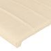 Têtes de lit 4 pcs Crème 100x5x78/88 cm Tissu - Photo n°4