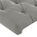 Têtes de lit 4 pcs Gris clair 80x7x78/88 cm Velours - Photo n°4