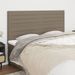 Têtes de lit 4 pcs Taupe 100x5x78/88 cm Tissu - Photo n°1