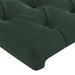 Têtes de lit 4 pcs Vert foncé 80x7x78/88 cm Velours - Photo n°4