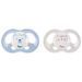 TIGEX 2 Sucettes Soft Touch Silicone Taille 0-6 m Ourson Chat - Photo n°1
