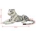 Tigre en peluche Blanc XXL - Photo n°5