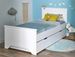 Tiroir de lit bois blanc 90x190 cm Home Kid - Photo n°2