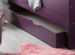 Tiroir de lit enfant évolutif bois violet Féroé - Photo n°1