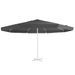 Tissu de remplacement pour parasol d'extérieur Anthracite 500cm - Photo n°1