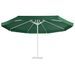 Tissu de remplacement pour parasol d'extérieur Vert 500 cm - Photo n°2