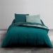 TODAY Parure de lit Coton 2 personnes - 200x200 cm - Bicolore Bleu Andréa - Photo n°1
