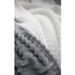 TODAY Plaid 100% Polyester FLOCON MOUNTAIN 125x150cm - Gris - Photo n°2