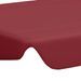 Toit de rechange balançoire Bordeaux 150/130x70/105 cm 270 g/m² - Photo n°5