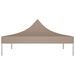 Toit de tente de réception 3x3 m Taupe 270 g/m² - Photo n°3