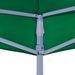 Toit de tente de réception 3x3 m Vert 270 g/m² - Photo n°4