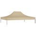 Toit de tente de réception 4,5x3 m Beige 270 g/m² - Photo n°2