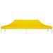 Toit de tente de réception 6x3 m Jaune 270 g/m² - Photo n°3