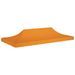 Toit de tente de réception 6x3 m Orange 270 g/m² - Photo n°1